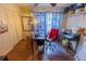 Bright office with laminate floors, a ceiling fan, and ample closet space at 502 Dewolf Rd, Brandon, FL 33511