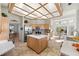 Spacious kitchen featuring an island, stainless steel appliances, and ample cabinetry at 5287 61St S Ave, St Petersburg, FL 33715