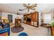 Inviting living room featuring a large media center and comfortable seating arrangement at 5919 35Th N Ave, St Petersburg, FL 33703