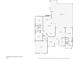 Detailed floor plan showcasing the layout of the home's first floor, including multiple bedrooms and a spacious living area at 625 Fayette S Dr, Safety Harbor, FL 34695