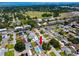 This aerial view shows a perfectly positioned home near schools, parks, and amenities at 6920 13Th N Ave, St Petersburg, FL 33710