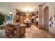 Spacious kitchen features custom cabinets, granite countertops, a center island, and stainless steel appliances at 841 Ponce De Leon Dr, St Petersburg, FL 33715