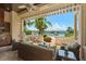 Inviting outdoor patio features comfortable seating and views of the community marina at 841 Ponce De Leon Dr, St Petersburg, FL 33715