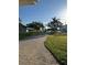 A beautiful brick driveway adds curb appeal to this home at 6034 Bayou Grande Ne Blvd, St Petersburg, FL 33703