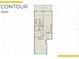 Layout of the floor plan including bedrooms, bathrooms, kitchen and garage at 10486 Sea Breeze Ridge Dr, Englewood, FL 34223