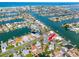 Home with canal access and boat slips in a waterfront community at 11465 7Th E St, Treasure Island, FL 33706