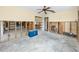 Spacious room with an open floorplan and exposed wall structure for easy customisation at 11465 7Th E St, Treasure Island, FL 33706