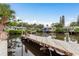 A private boat dock provides access to the canal, enhancing this property's waterfront appeal at 12 Bayou Ln, Palm Harbor, FL 34683