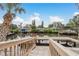 Private dock offers direct water access and scenic waterfront views at 12 Bayou Ln, Palm Harbor, FL 34683