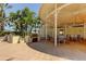 Outdoor grilling area under covered gazebo with stainless grill, cabinets, seating, and patio, perfect for entertaining at 1200 Gulf Blvd # 1704, Clearwater Beach, FL 33767