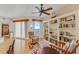 A view from the living room into the kitchen with a cozy reading nook at 1200 Gulf Blvd # 1704, Clearwater Beach, FL 33767