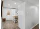 Bright kitchen with white cabinets, modern appliances, and an island for additional prep space at 1242 74Th N St, St Petersburg, FL 33710