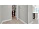 Pantry reveals shelving and storage for organized supplies within the condo, enhancing convenience at 1501 Doyle Carlton Dr # 303, Tampa, FL 33602