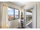 A peek at the water view from the bedroom and out to the balcony at 1651 Sand Key Estates Ct # 54, Clearwater Beach, FL 33767