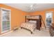 This bedroom offers a vibrant atmosphere with bunk beds and natural light from two windows at 2096 Massachusetts Ne Ave, St Petersburg, FL 33703