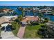 Beautiful waterfront home with lush landscaping and private boat dock at 2096 Massachusetts Ne Ave, St Petersburg, FL 33703