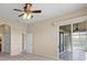 Bedroom with a sliding door and closet at 2490 Kensington Greens Dr # 0, Sun City Center, FL 33573