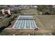 Overhead shot of shuffleboard courts, highlighting the community's recreation area and amenities at 2490 Kensington Greens Dr # 0, Sun City Center, FL 33573