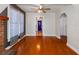 Spacious living room with hardwood floors and an open layout at 302 W Curtis St, Tampa, FL 33603