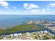 Scenic aerial view of a waterfront neighborhood with canals leading to the Gulf of Mexico at 4137 Des Prez Ct, Hernando Beach, FL 34607