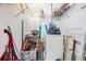 Bright, white storage room with shelving and storage items at 4748 Azalea Dr # 204, New Port Richey, FL 34652
