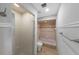 Bathroom featuring walk-in shower and a separate soaking tub with tile surround at 605 Citrus Ct, Largo, FL 33770