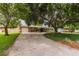 Single-story home with a large front yard, mature trees, long driveway, and neutral colored exterior at 6635 9Th N Ave, St Petersburg, FL 33710