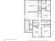 Second floor plan featuring bedrooms, bathrooms, laundry room, and closets at 6961 King Creek Dr, Sun City Center, FL 33573
