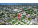 An aerial image showing the property's location and proximity to surrounding neighborhood amenities at 7815 16Th Nw Ave, Bradenton, FL 34209