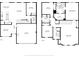 Floor plan showcasing layout of first and second floor at 8111 Brickleton Woods Ave, Gibsonton, FL 33534