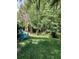 A tranquil backyard view, showing tall trees and serene nature at 1605 Send Way, Lutz, FL 33549