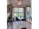 Cozy breakfast nook with a bright window view and charming decor, perfect for casual dining at 1605 Send Way, Lutz, FL 33549