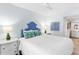 Comfortable bedroom offers a calming atmosphere with plush bedding and ample natural light for a peaceful retreat at 17334 Gulf Blvd # 203, North Redington Beach, FL 33708