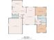 Detailed floor plan showcasing the layout of this 1326 sq ft home with a garage, bedrooms, and living spaces at 1841 Douglas Ave, Dunedin, FL 34698