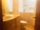 Bathroom featuring an accessible bathtub, sink, and toilet at 20989 Negril, Lutz, FL 33558