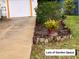 Landscaped front yard featuring mature plants, garden beds, and a well-maintained lawn at 20989 Negril, Lutz, FL 33558