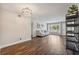 Spacious living room with modern decor, natural light, and hardwood flooring at 2461 Rhodesian Dr # 47, Clearwater, FL 33763