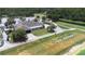 Aerial shot of the golf driving range near Lexington Oaks Golf Club's clubhouse at 26343 Whirlaway Ter, Wesley Chapel, FL 33544