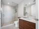 Contemporary bathroom with walk-in shower and sleek vanity at 301 1St S St # 1906, St Petersburg, FL 33701