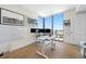 Office space featuring floor-to-ceiling window and city views at 301 1St S St # 1906, St Petersburg, FL 33701