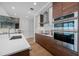 Modern kitchen showcasing sleek countertops, modern stainless steel appliances, and custom cabinets at 301 1St S St # 1906, St Petersburg, FL 33701