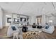 Spacious living room featuring designer ceiling, comfortable seating, and modern decor at 301 1St S St # 1906, St Petersburg, FL 33701