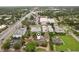 Aerial view of property showcasing the pool, nearby road, and surrounding neighborhood at 333 30Th N Ave, St Petersburg, FL 33704