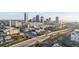 Panoramic aerial view showcasing the vibrant cityscape and surrounding neighborhood at 333 30Th N Ave, St Petersburg, FL 33704