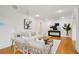 Bright living room with hardwood floors, an open layout, stylish decor, and lots of natural light at 333 30Th N Ave, St Petersburg, FL 33704