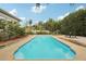 Beautiful backyard pool and patio area with lush tropical landscaping, perfect for entertaining at 333 30Th N Ave, St Petersburg, FL 33704