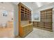 Walk-in closet with built-in shelving and storage at 333 30Th N Ave, St Petersburg, FL 33704