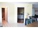 Interior view that shows a bathroom and a kitchen at 413 Lake Point Ct # 4B, Sun City Center, FL 33573