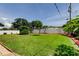 Well-maintained backyard features lush green grass and a privacy fence at 4300 31St N Ave, St Petersburg, FL 33713
