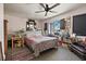 Bedroom with eclectic décor and bright light from large windows at 44 77Th Ave, Treasure Island, FL 33706